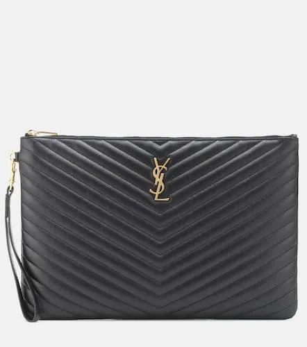 Pochette Cassandre en cuir matelassé - Saint Laurent - Modalova