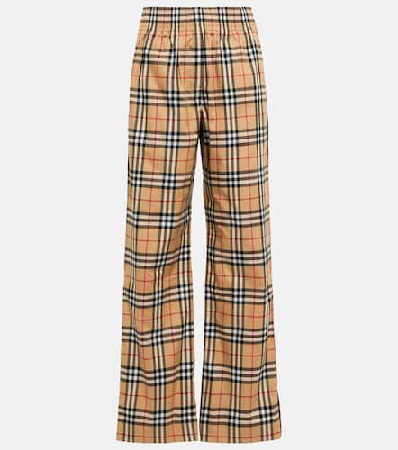 Pantalon Vintage Check en coton à carreaux - Burberry - Modalova