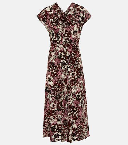 Robe midi Affetto en soie à fleurs - 'S Max Mara - Modalova