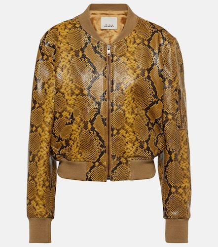 Bomber Cerem en cuir effet serpent - Isabel Marant - Modalova