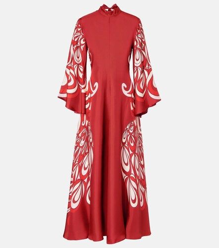 Robe longue Magnifico imprimée en soie - La DoubleJ - Modalova