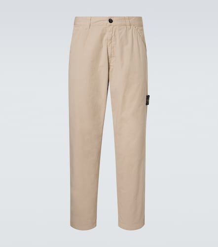 Pantalon droit Compass en coton - Stone Island - Modalova