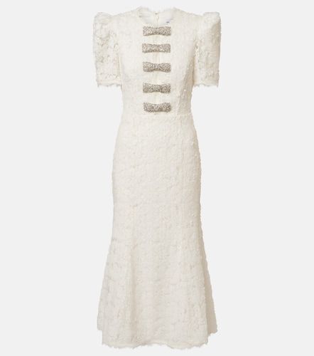 Robe de mariée midi Dillon en dentelle à ornement - Rebecca Vallance - Modalova