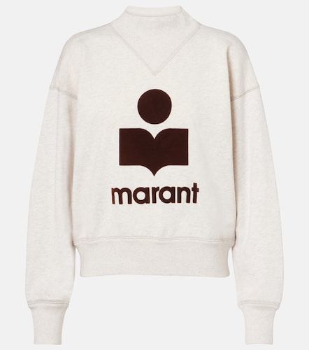 Sweat-shirt Moby en coton mélangé à logo - Marant Etoile - Modalova