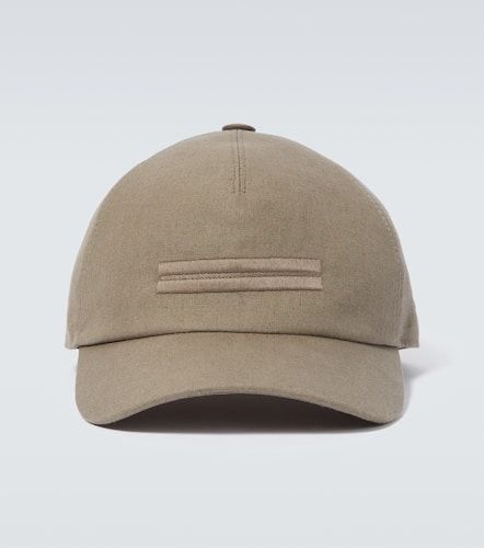 Zegna Casquette brodée en lin - Zegna - Modalova