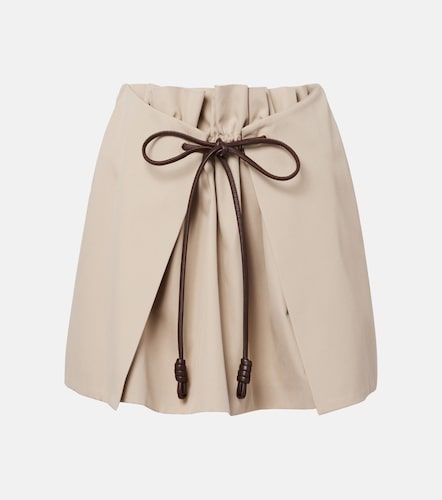 Loewe Mini-jupe en soie et coton - Loewe - Modalova