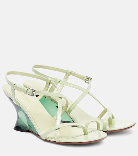 Mules Bulle 105 en cuir verni - Dries Van Noten - Modalova