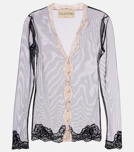 Valentino Cardigan à dentelle - Valentino - Modalova