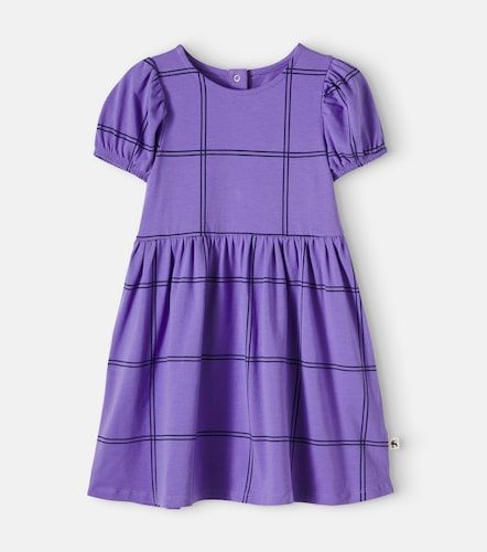 Robe en coton mélangé à carreaux - Mini Rodini - Modalova