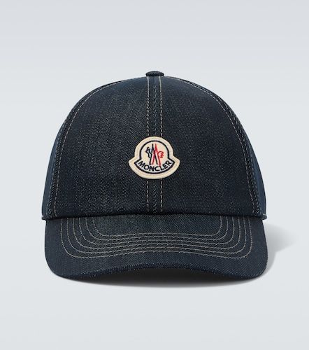 Moncler Casquette en denim à logo - Moncler - Modalova