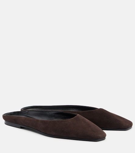 The Row Mules June en daim - The Row - Modalova