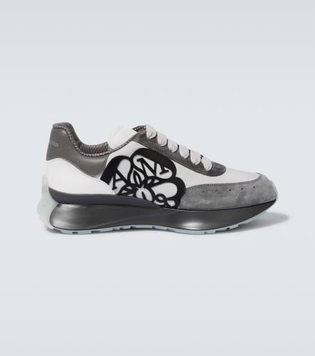 Baskets Sprint Runner en daim à logo - Alexander McQueen - Modalova