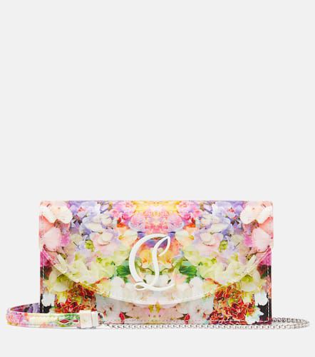 Pochette Loubi54 en satin à fleurs - Christian Louboutin - Modalova