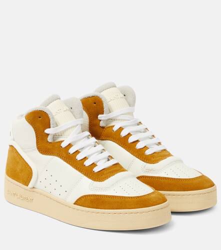 Baskets SL/80 en cuir et daim - Saint Laurent - Modalova