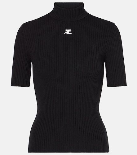 Courrèges Top Reedition en maille côtelée - Courreges - Modalova