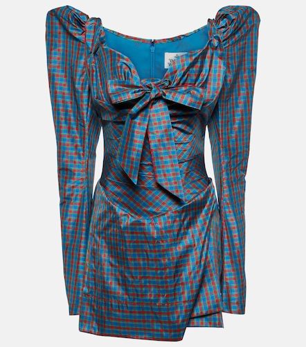 Robe à carreaux avec nœud - Vivienne Westwood - Modalova