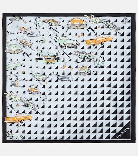 Prada Foulard imprim en soie - Prada - Modalova