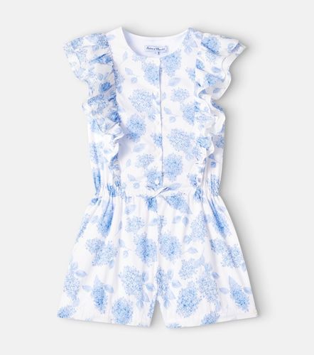Combi-short en coton à fleurs - Tartine et Chocolat - Modalova