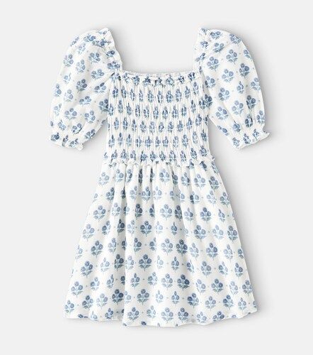 Robe Eleni en coton à fleurs - The New Society - Modalova