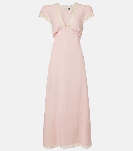 Robe midi Clarice en lin mélangé - Rixo - Modalova