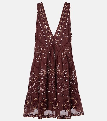 Juliet Dunn Robe brodée en coton - Juliet Dunn - Modalova