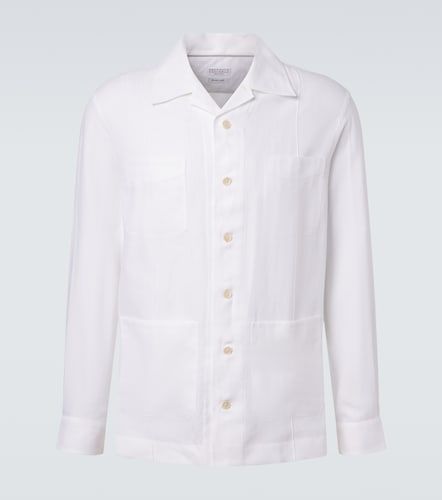 Chemise en chanvre, lin et coton - Brunello Cucinelli - Modalova