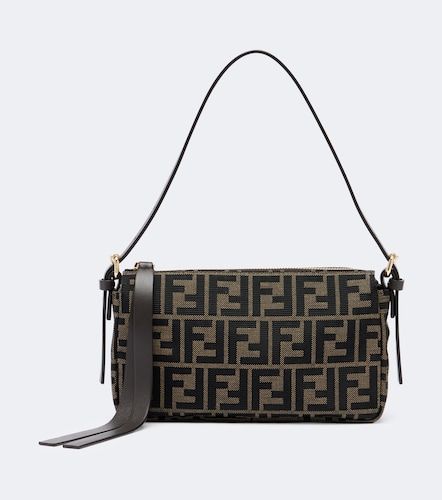 Sac porté épaule Zip Top Small en toile FF - Fendi - Modalova
