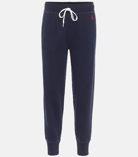Pantalon de survêtement en coton mélangé à logo - Polo Ralph Lauren - Modalova