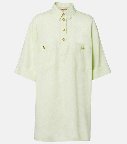 Valentino Polo oversize en lin - Valentino - Modalova