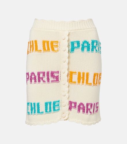 Chloé Mini-jupe en coton - Chloe - Modalova