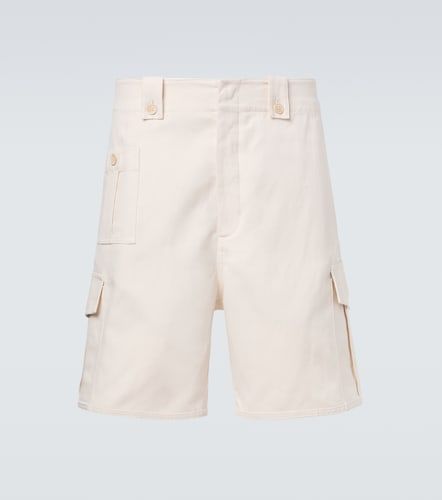 Short cargo en coton et lin - Brunello Cucinelli - Modalova