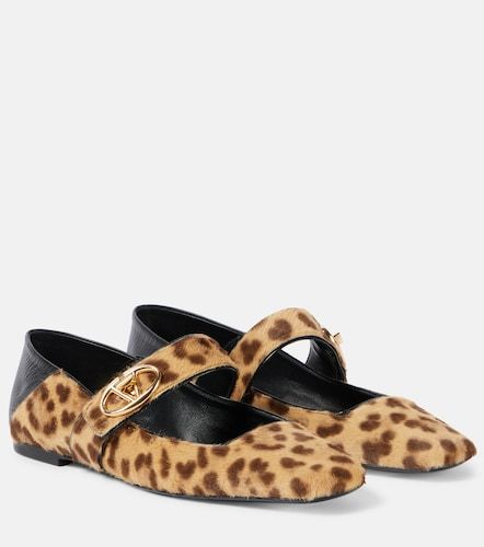 Ballerines Mary Jane VLogo Locker à imprimé léopard - Valentino Garavani - Modalova