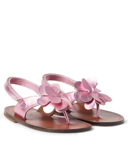 PèPè Tongs en cuir métallisé - PePe - Modalova