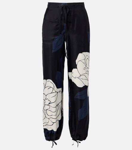 Pantalon cargo à fleurs - Victoria Beckham - Modalova