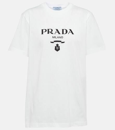 Prada T-shirt en coton à logo - Prada - Modalova