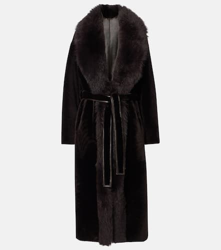 Manteau Isadora en shearling - Nour Hammour - Modalova