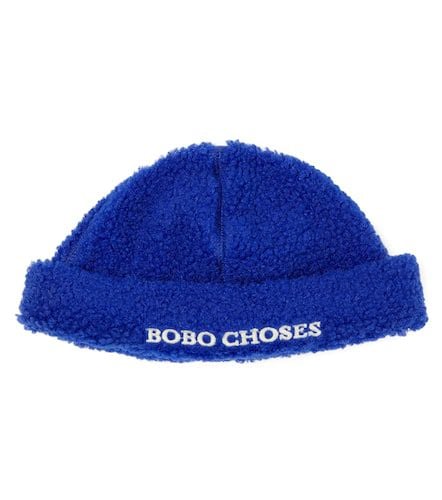 Bonnet en shearling synthétique à logo - Bobo Choses - Modalova