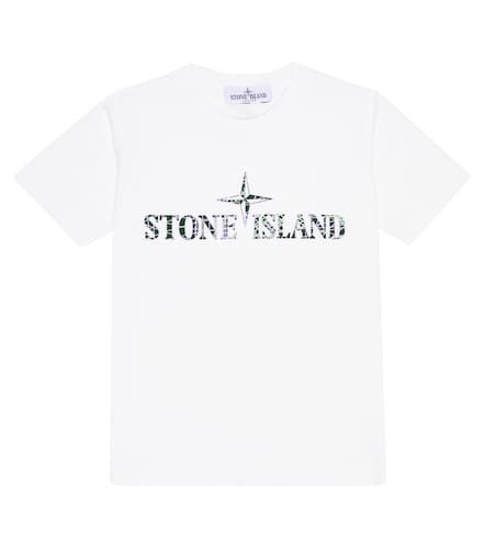 T-shirt imprimé en coton - Stone Island Junior - Modalova