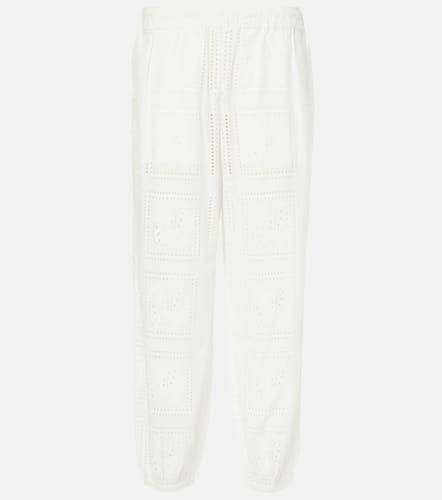 Pantalon raccourci en coton - Tory Burch - Modalova