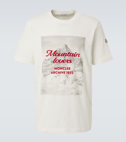 Moncler T-shirt en coton à logo - Moncler - Modalova