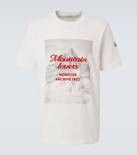 Moncler T-shirt en coton à logo - Moncler - Modalova