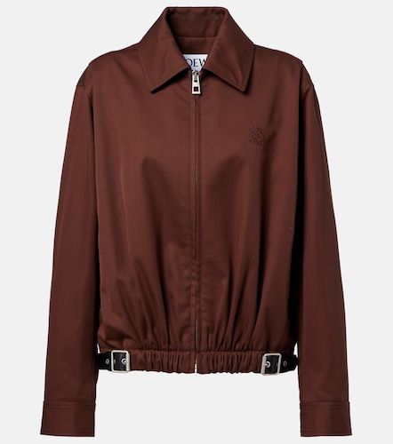 Veste blouson en coton et soie - Loewe - Modalova