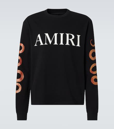 Amiri Sweat-shirt en coton à logo - Amiri - Modalova