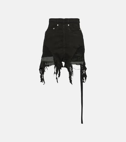 Short DRKSHDW à taille haute en jean - Rick Owens - Modalova