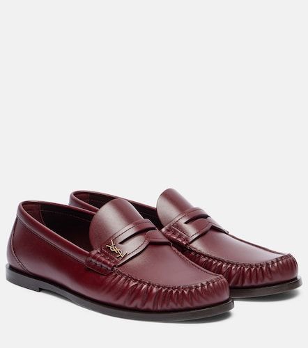 Mocassins Laurent en cuir - Saint Laurent - Modalova
