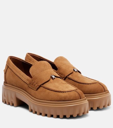Mocassins H700 à plateforme en cuir - Hogan - Modalova