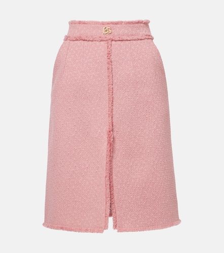 Jupe DG en laine mélangée - Dolce&Gabbana - Modalova