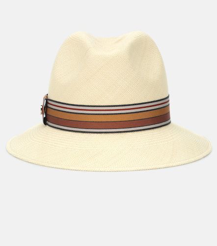 Fedora The Suitcase Stripe en paille et soie - Loro Piana - Modalova