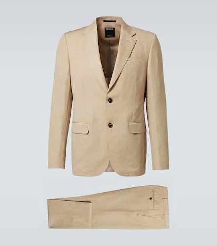 Costume Trofeo en laine et lin - Zegna - Modalova