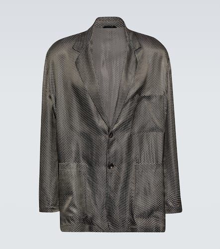 Veste de costume en jacquard - Giorgio Armani - Modalova